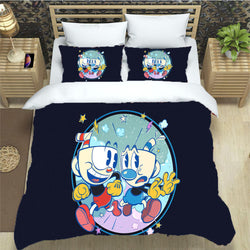 The Cuphead Show Bedding Set Pattern Quilt Cover Without Filler (Online Order Only)