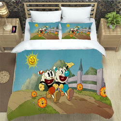 The Cuphead Show Bedding Set Pattern Quilt Cover Without Filler (Online Order Only)