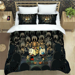 The Cuphead Show Bedding Set Quilt Cover Without Filler (Online Order Only)