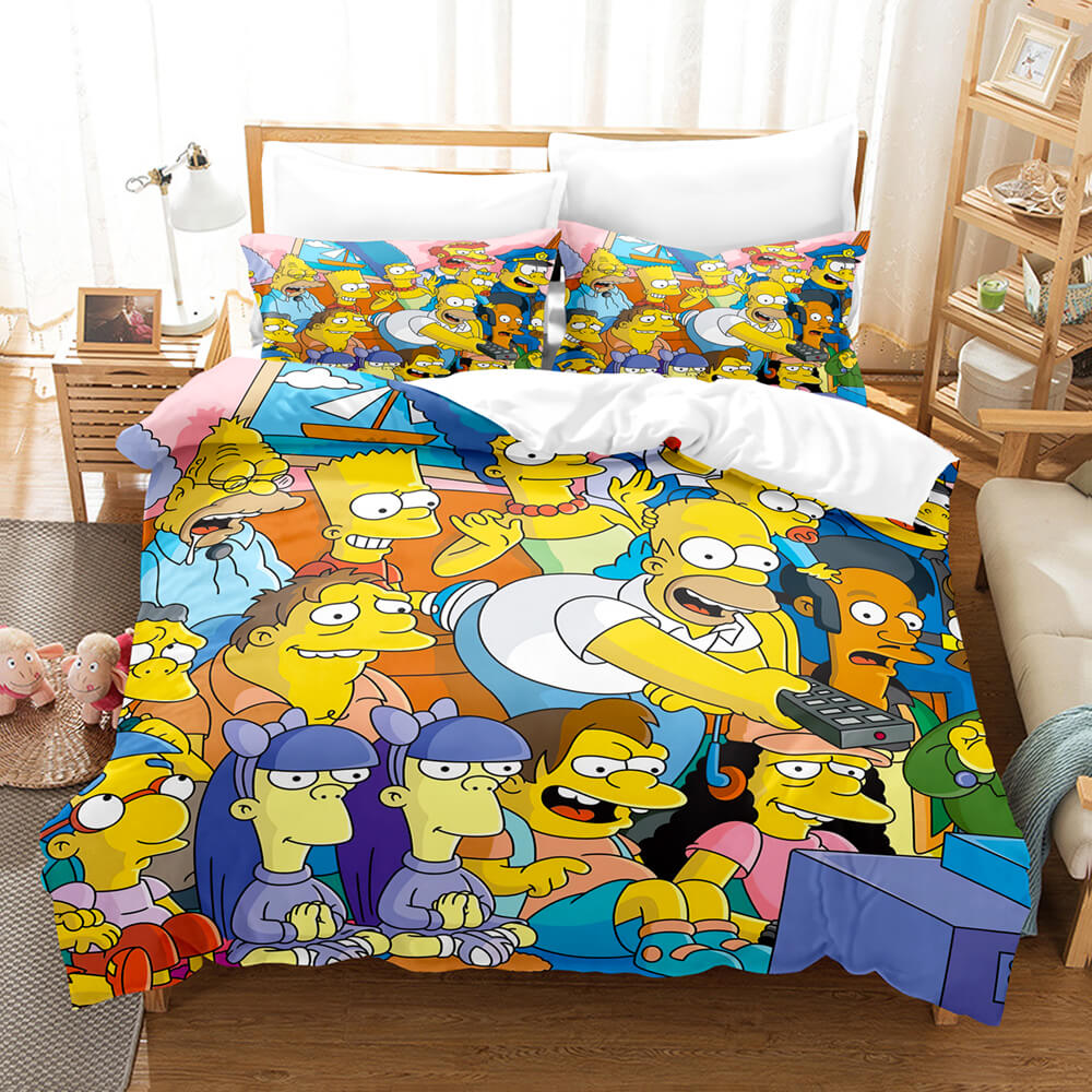 The Simpsons Cosplay Bedding Set Quilt Cover Without Filler (Online Order Only)