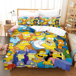 The Simpsons Cosplay Bedding Set Quilt Cover Without Filler (Online Order Only)