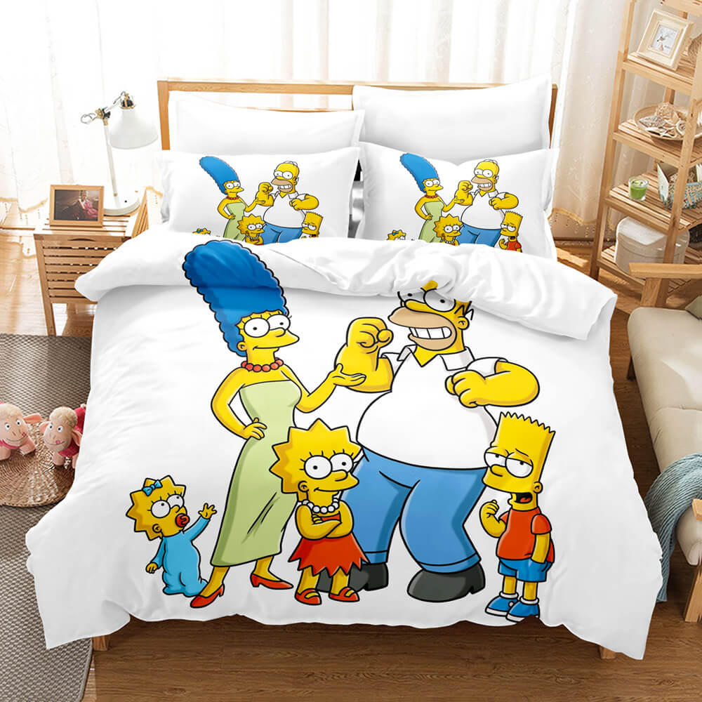 The Simpsons Cosplay Bedding Set Quilt Cover Without Filler (Online Order Only)