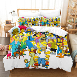 The Simpsons Cosplay Bedding Set Quilt Cover Without Filler (Online Order Only)
