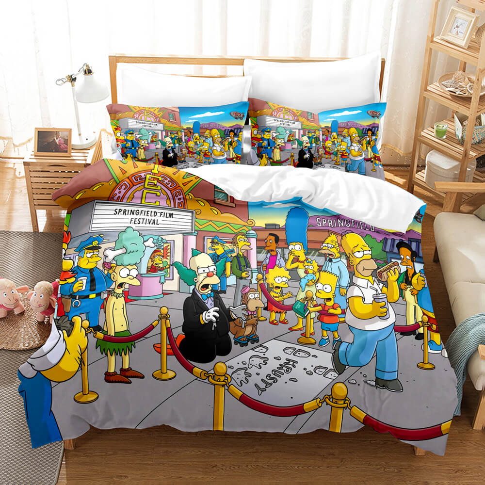 The Simpsons Cosplay Bedding Set Quilt Cover Without Filler (Online Order Only)
