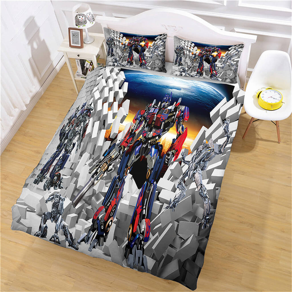 The Transformers Bedding Set Cosplay Quilt Cover Without Filler (Online Order Only)