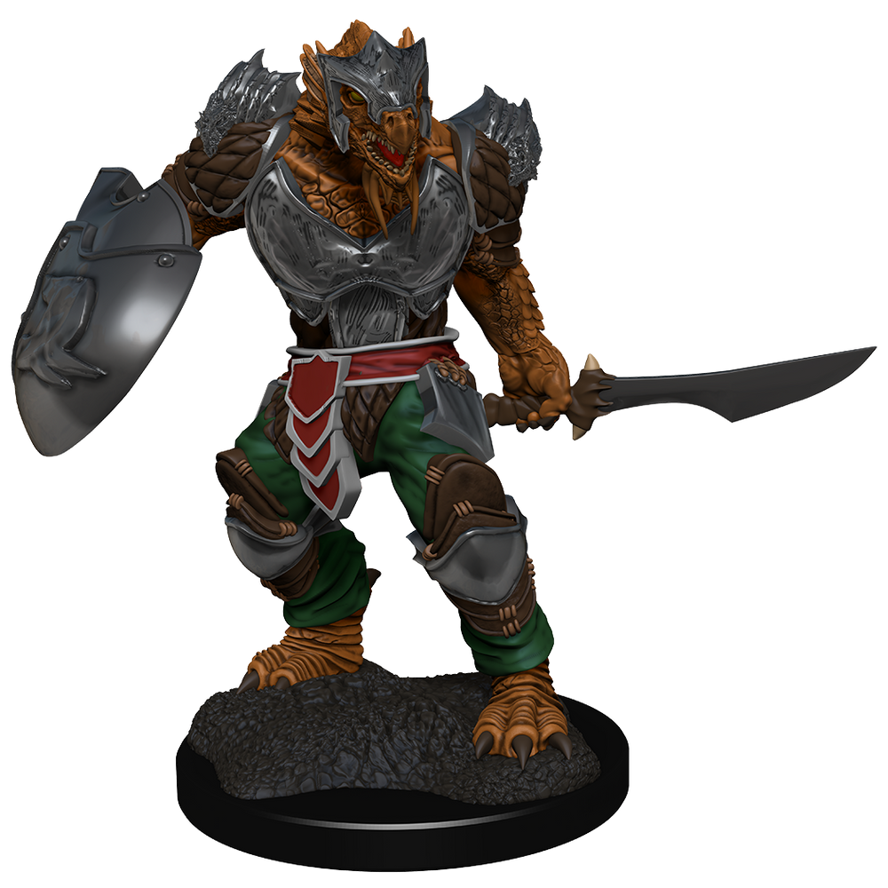 D&D: Nolzur's Marvelous Miniatures - Dragonborn Fighter Male (ONLINE ORDER ONLY)
