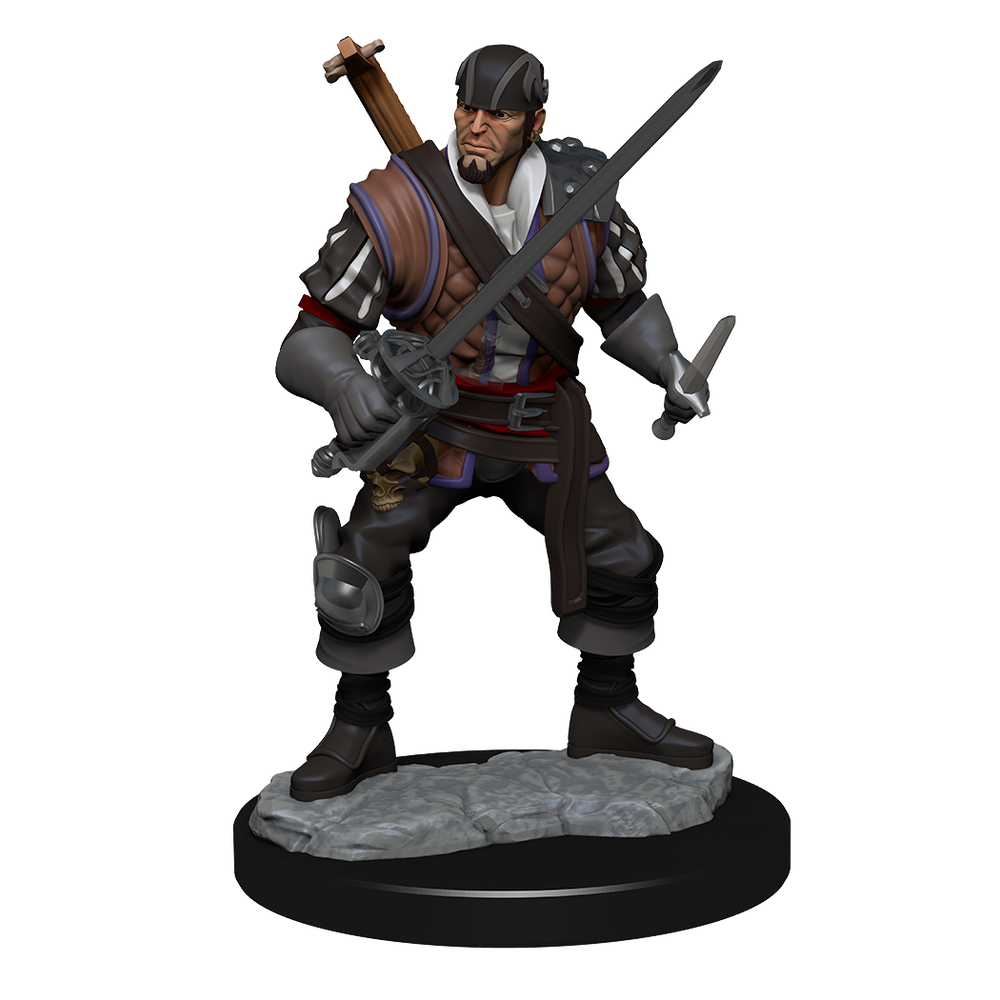 D&D: Nolzur's Marvelous Miniatures - Human Bard Male (ONLINE ORDER ONLY)