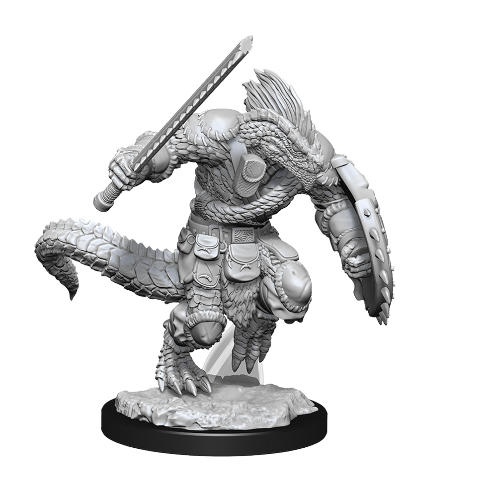 D&D: Nolzur's Marvelous Miniatures - Lizardfolk Barbarian & Lizardfolk Cleric (ONLINE ORDER ONLY)