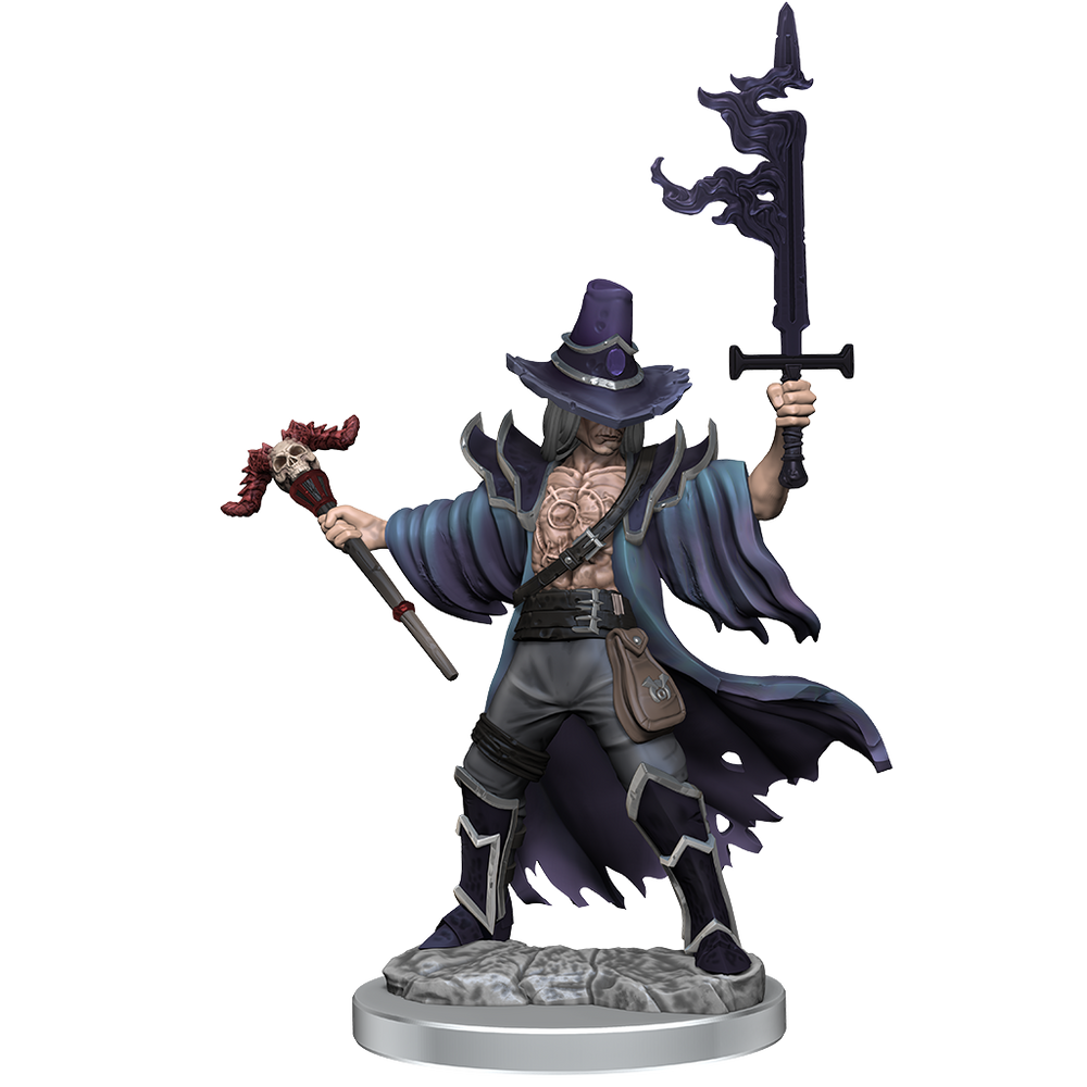 D&D: Frameworks - Human Warlock Male (ONLINE ORDER ONLY)