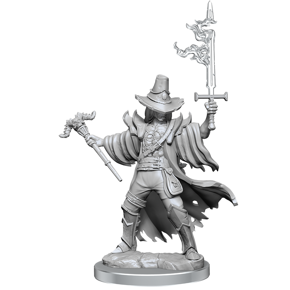 D&D: Frameworks - Human Warlock Male (ONLINE ORDER ONLY)
