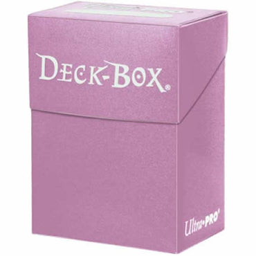 UPR82481 Solid Pink Deck Box Holds 80 Cards Ultra Pro (ONLINE ORDER ONLY)