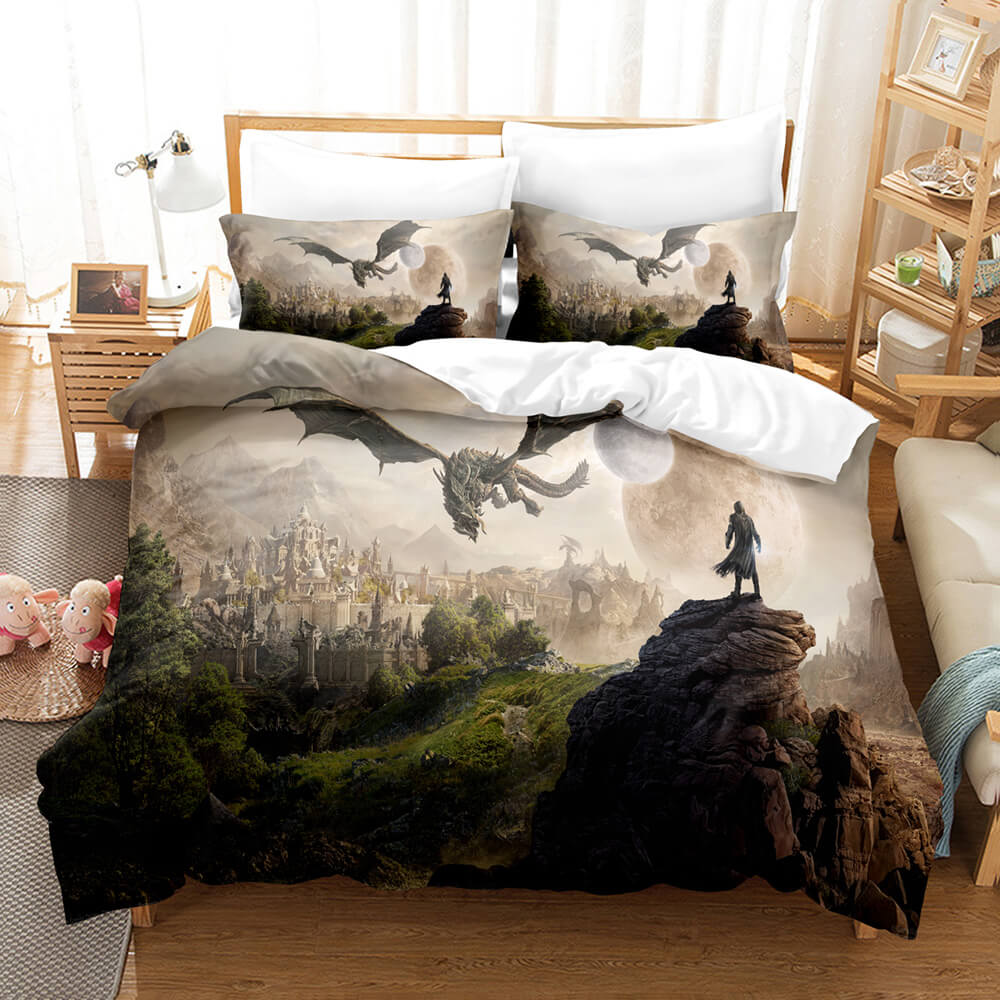 Uncharted Pattern Bedding Sets Quilt Covers Without Filler (Online Order Only)