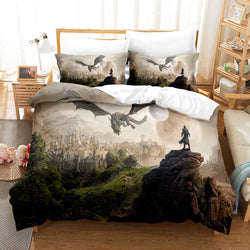Uncharted Pattern Bedding Sets Quilt Covers Without Filler (Online Order Only)