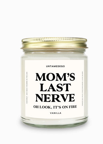 Mom's Last Nerve Gold Top Candle (ONLINE ORDER ONLY)