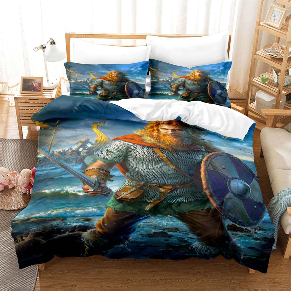 Viking Cosplay Bedding Set Quilt Cover Without Filler (Online Order Only)