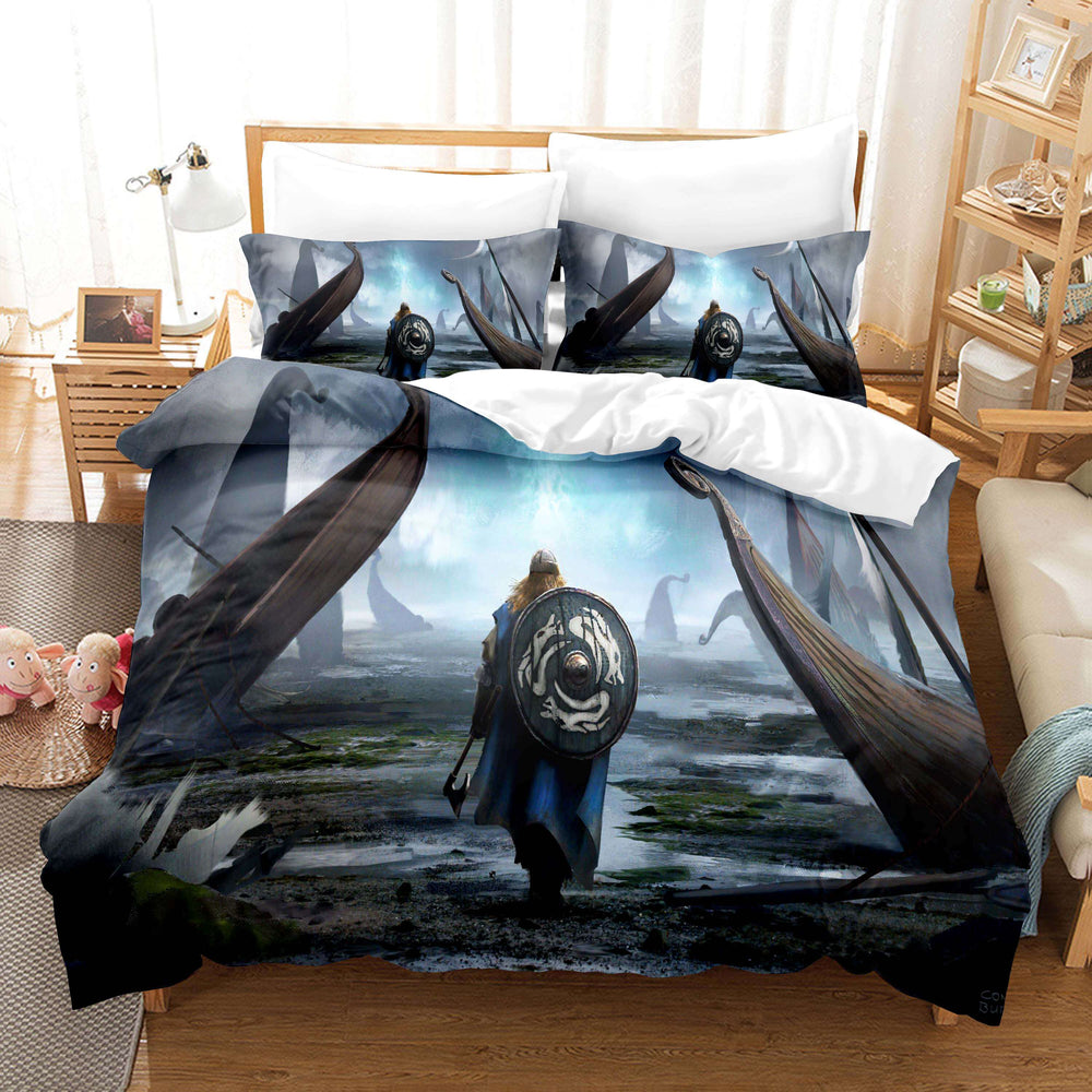 Viking Cosplay Bedding Set Quilt Cover Without Filler (Online Order Only)