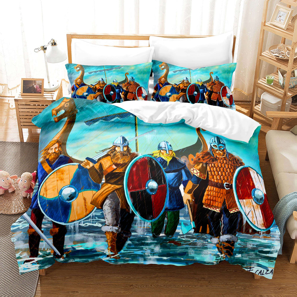 Viking Cosplay Bedding Set Quilt Cover Without Filler (Online Order Only)