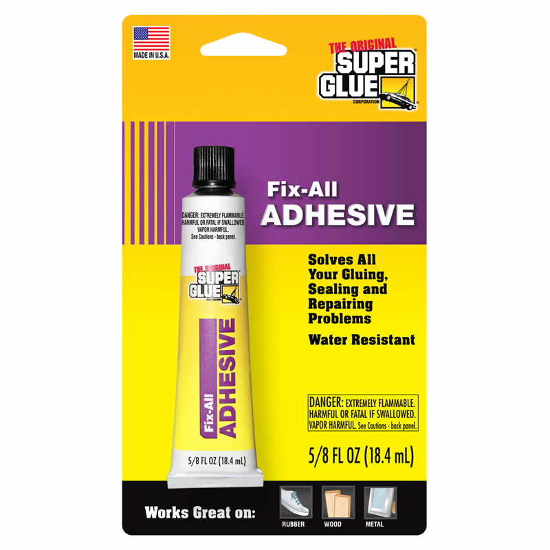 WONDS050 Super Glue Fix-All Adhesive 5/8oz (18.4ml) Tube (ONLINE ORDER ONLY)