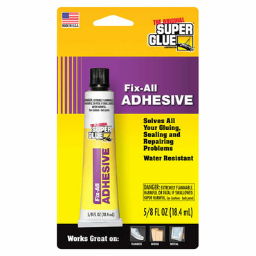 WONDS050 Super Glue Fix-All Adhesive 5/8oz (18.4ml) Tube (ONLINE ORDER ONLY)