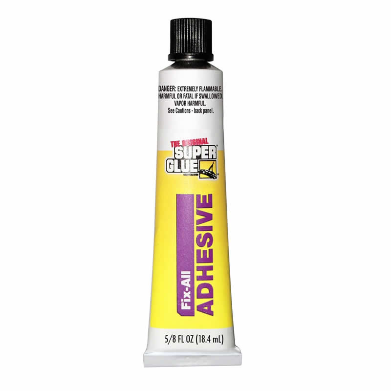 WONDS050 Super Glue Fix-All Adhesive 5/8oz (18.4ml) Tube (ONLINE ORDER ONLY)