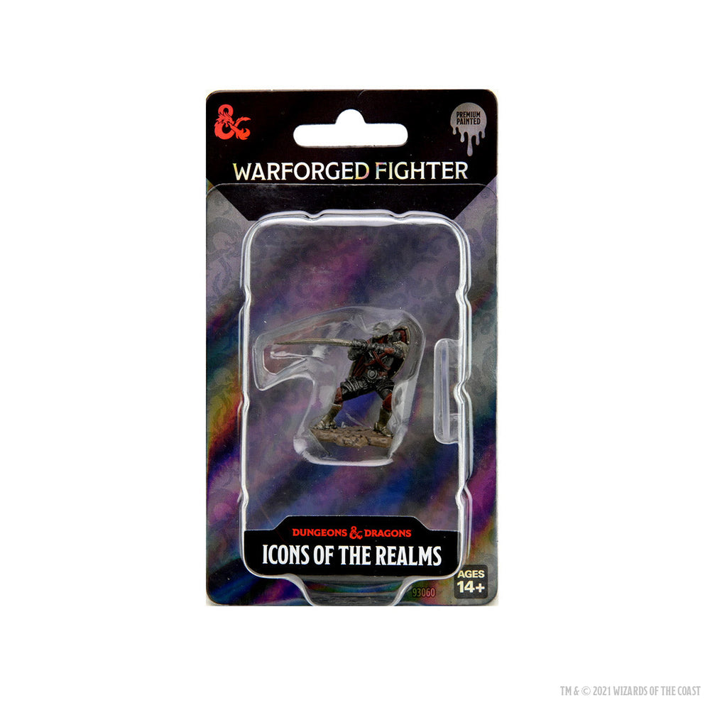 D&D: Icons of the Realms - Male Warforged Fighter Premium Figure (ONLINE ORDER ONLY)