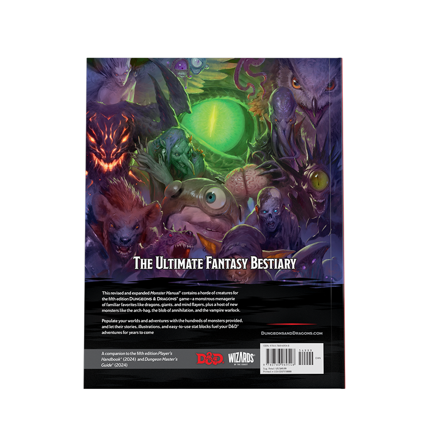 D&D: 2024 Monster Manual (ONLINE ORDER ONLY)