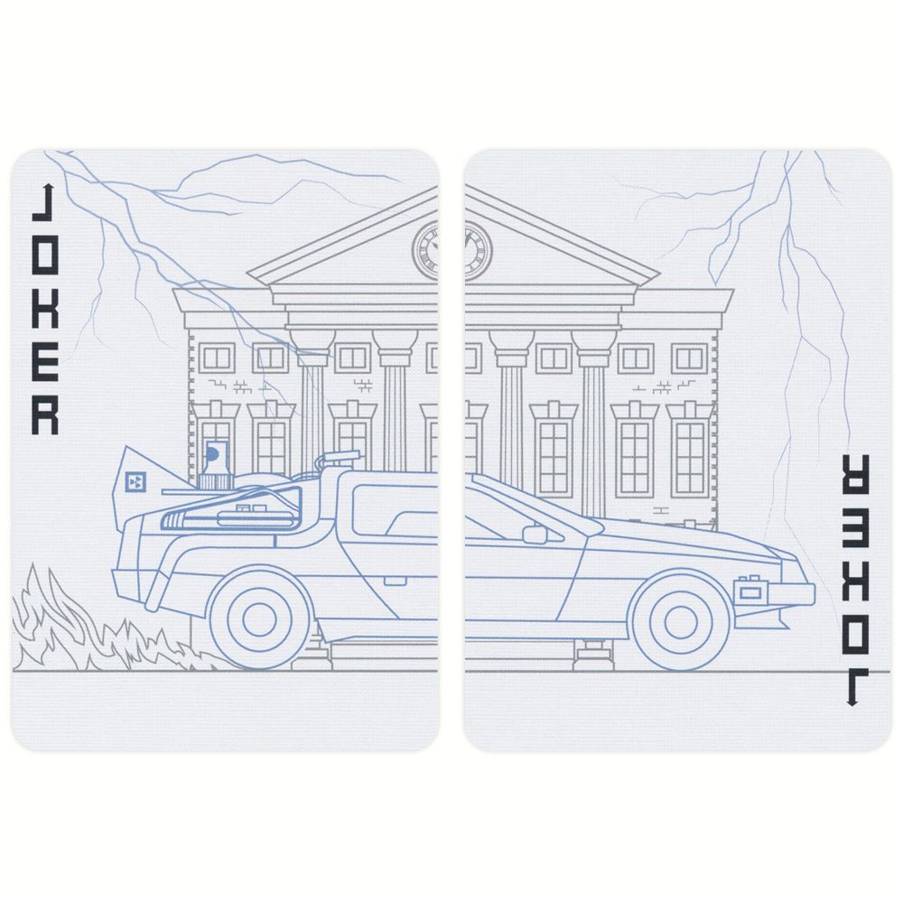 Bicycle® Back to the Future Playing Cards (ONLINE ORDER ONLY)
