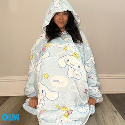 Cinnamoroll Wearable Blanket Hoodie for Kids & Adults | OLM Toys (ONLINE ORDER ONLY)