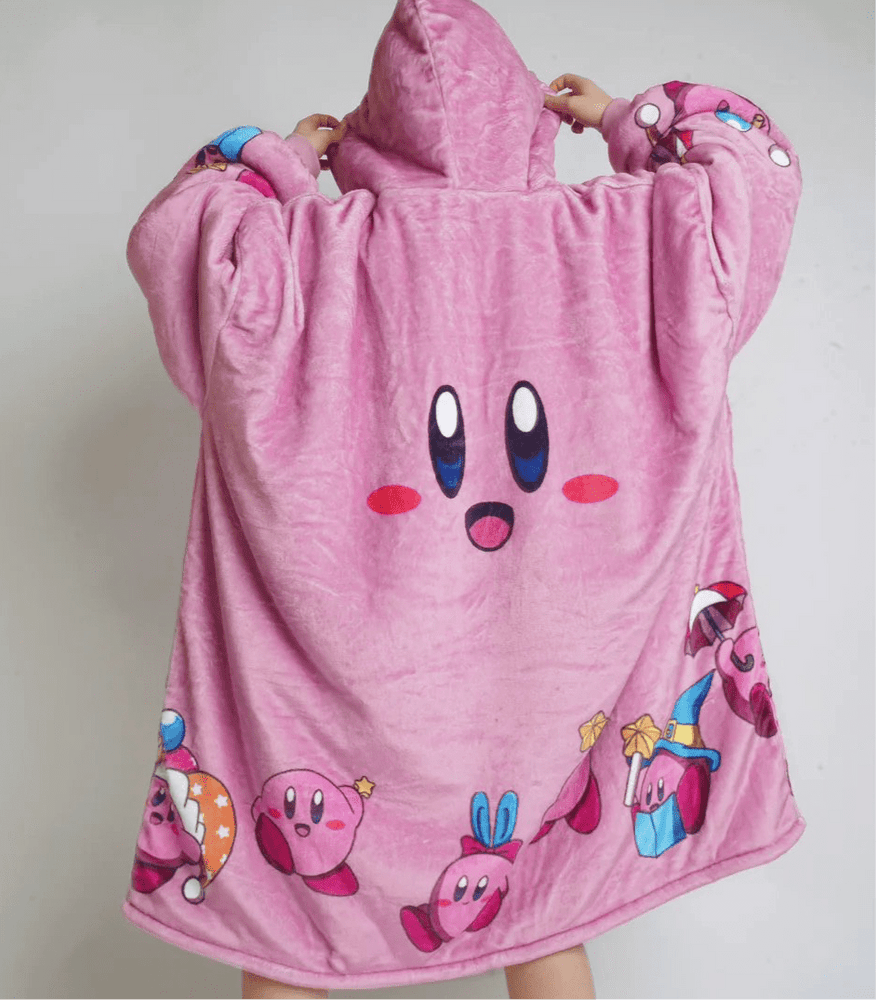 Kirby Wearable Blanket Hoodie for Kids & Adults | OLM Toys (ONLINE ORDER ONLY)