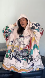 onepiece Wearable Blanket Hoodie for Kids & Adults | OLM Toys (ONLINE ORDER ONLY)