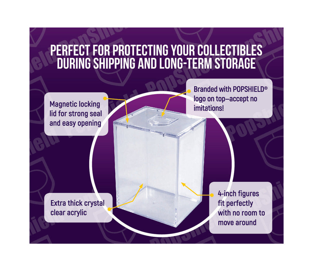 PopShield Armor 4" Case WHATNOT (ONLINE ORDER ONLY)