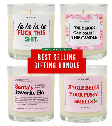 Best Sellers Christmas Candle Bundle | Funny Holiday Candle Gift Set (ONLINE ORDER ONLY)