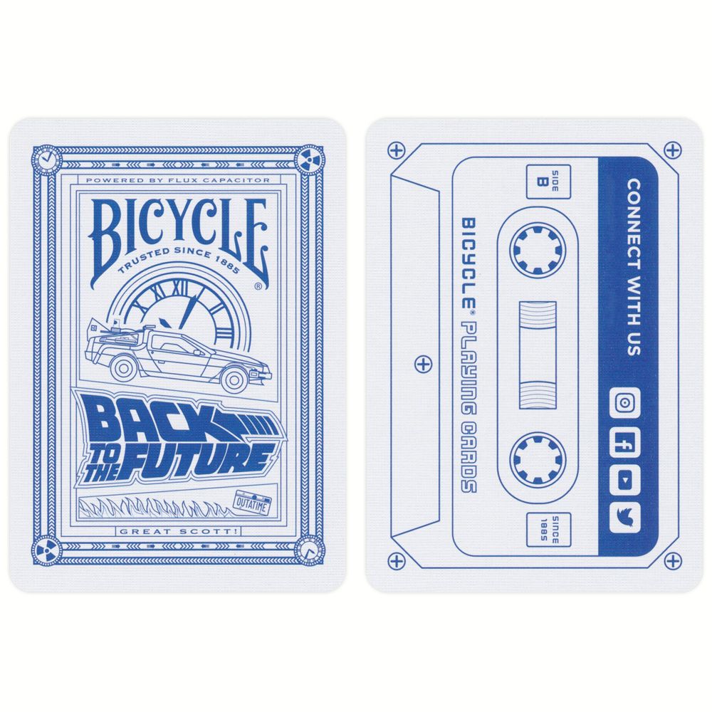 Bicycle® Back to the Future Playing Cards (ONLINE ORDER ONLY)