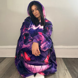 Gengar Wearable Blanket Hoodie for Kids & Adults (ONLINE ORDER ONLY)