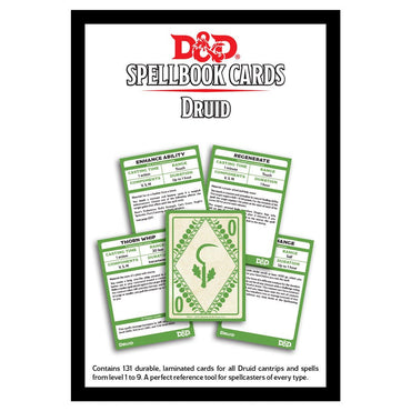 D&D Spellbook Cards: Druid Deck (ONLINE ORDER ONLY)