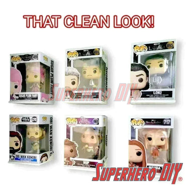 Hexagon Funko Pop Box Floating Shelves | Wall Mount fits Soft Cases or Hard Protectors or Funko Box only | Screws included! (ONLINE ORDER ONLY)