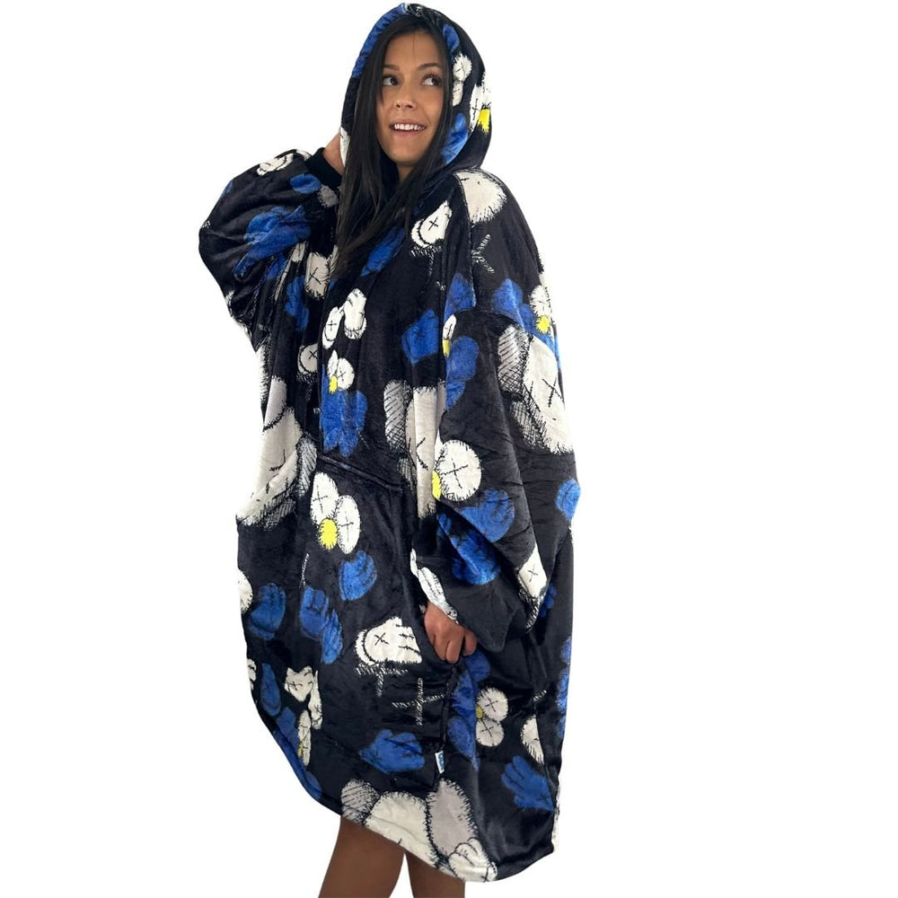 KAWS & ELMO Wearable Blanket Hoodie for Kids & Adults (ONLINE ORDER ONLY)
