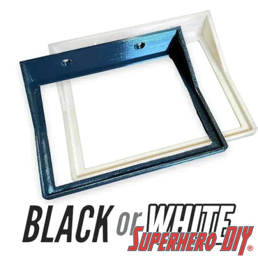 Minimalist Open Bottom Floating Shelf for Funko Pop Boxes | Fits Soft or Hard Protectors | Easy Wall Mount with Screws or Command Strips (ONLINE ORDER ONLY)