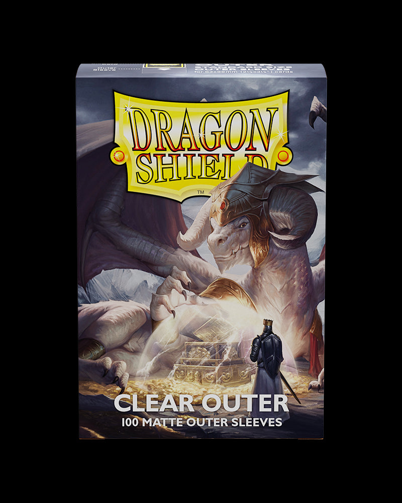 Dragon Shields: Clear Matte Outter Sleeves (100)