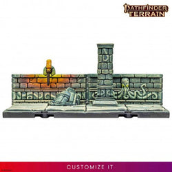 Pathfinder Terrain: Abomination Vaults Half-Height Walls (ONLINE ORDER ONLY)