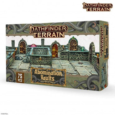 Pathfinder Terrain: Abomination Vaults Half-Height Walls (ONLINE ORDER ONLY)