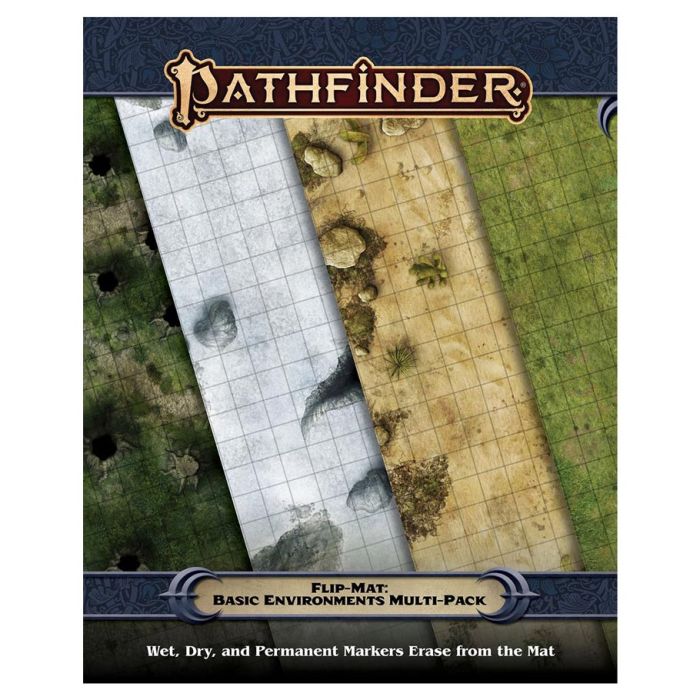 Pathfinder: Flip-Mat - Basic Environments Multi-Pack (2E) (ONLINE ORDER ONLY)