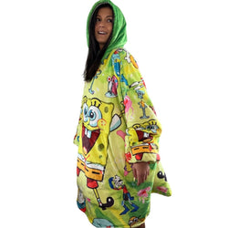 SpongeBob Wearable Blanket Hoodie for Kids & Adults (ONLINE ORDER ONLY)