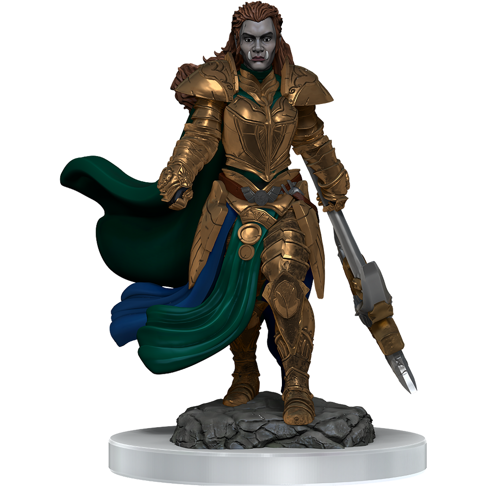 D&D: Nolzur's Marvelous Miniatures - Orc Fighter Female (ONLINE ORDER ONLY)