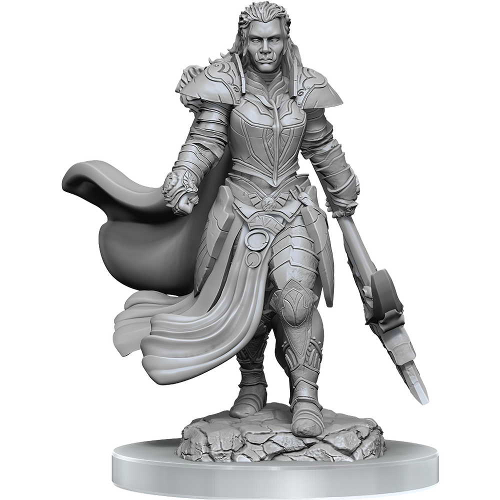D&D: Nolzur's Marvelous Miniatures - Orc Fighter Female (ONLINE ORDER ONLY)