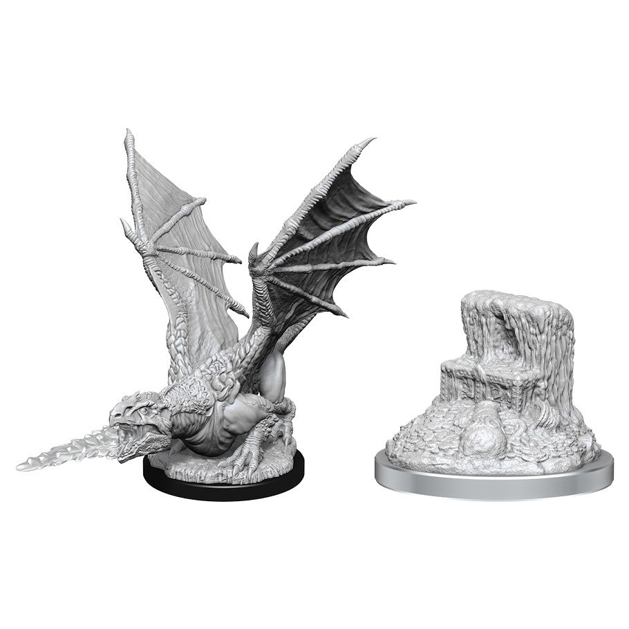 D&D: Nolzur's Marvelous Miniatures - White Dragon Wyrmling (ONLINE ORDER ONLY)