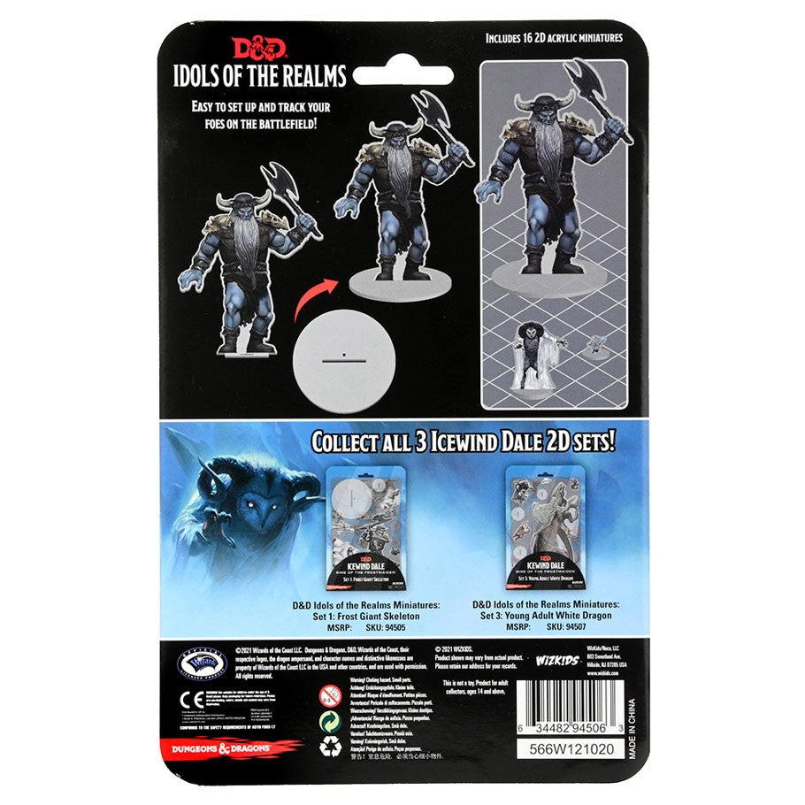D&D: Idols of the Realms - Icewind Dale: Rime of the Frostmaiden - 2D Frost Giant (ONLINE ORDER ONLY)