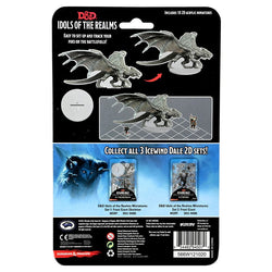 D&D: Idols of the Realms - Icewind Dale: Rime of the Frostmaiden - 2D Young Adult White Dragon (ONLINE ORDER ONLY)