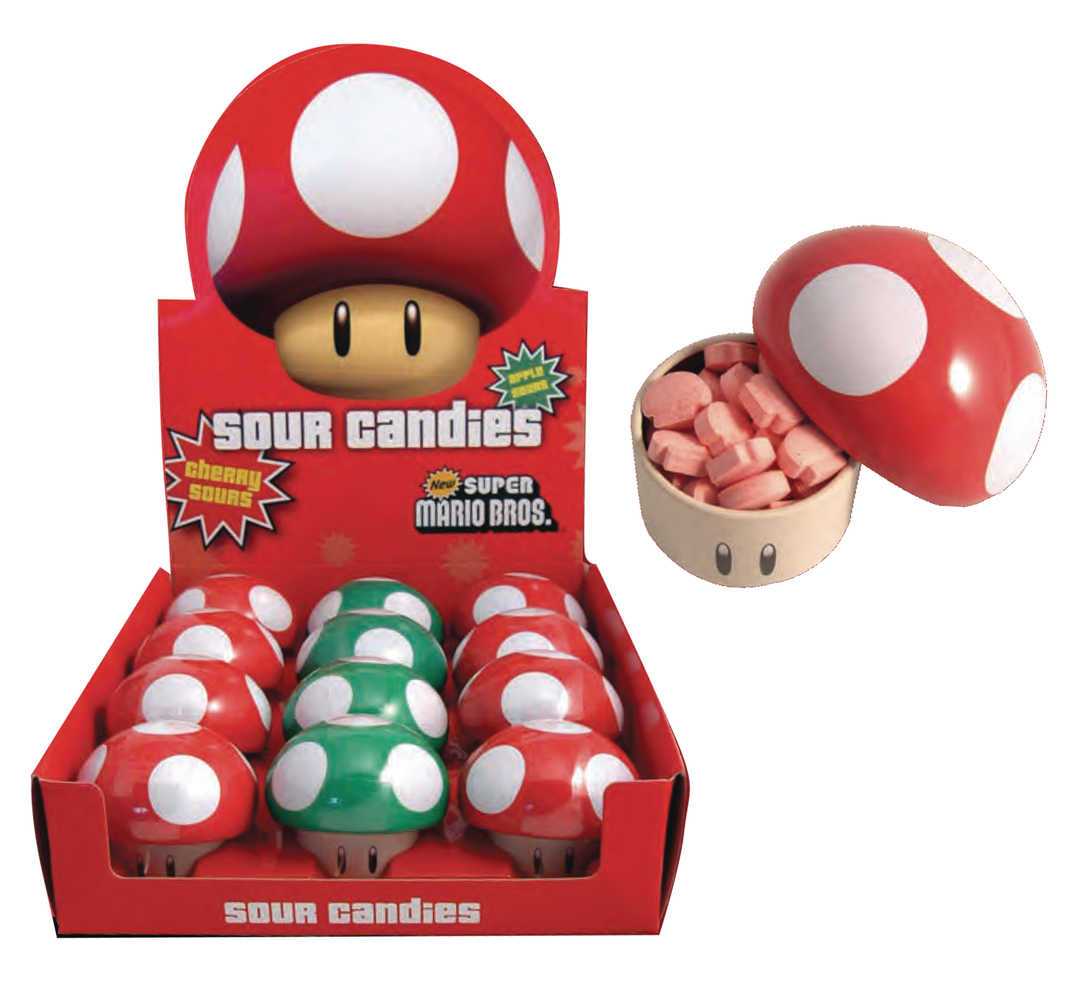 Nintendo Super Mario Bros Mushroom Sours Red (1 Tin)