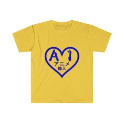 Anime Imports 2010 Heart Logo (Blue) Unisex Softstyle T-Shirt